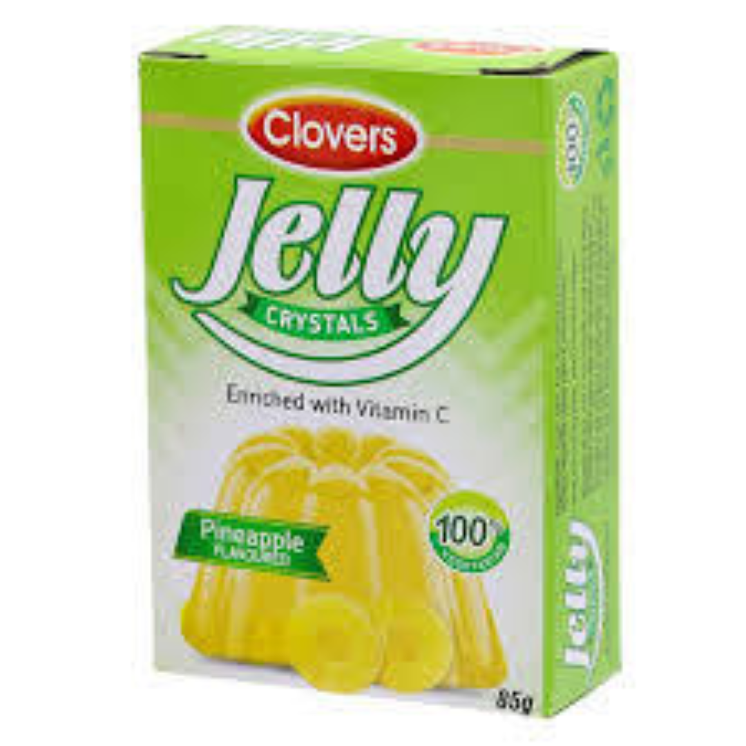 CLOVERS JELLY CRYSTALS PINEAPPLE 400G